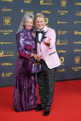 12.09.2025, Manuela Hebestreit und Hans-Jürgen Beyer, zur Goldenen Henne 2025, Messe Leipzig, Berlin, Sachsen *** 12 09 2025, Manuela Hebestreit and Hans Jürgen Beyer, for the Golden Hen 2025, Messe Leipzig, Berlin, Saxony