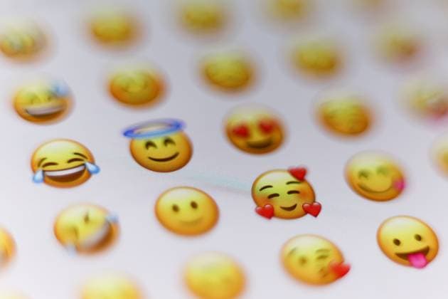 Apple IOS Icons Photo Illustrations Emojis displayed on a phone screen are seen in this illustration photo taken in Krakow, Poland on September 14, 2025. Krakow Poland  Copyright: xJakubxPorzyckix originalFilename: porzycki-appleios250914_np5pQ.jpg