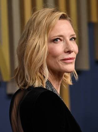Cate Blanchett arrives for the 77th annual Primetime Emmy Awards at the Peacock Theater in Los Angeles on Sunday, September 14, 2025.  LAP2025091441 CHISxCHEW