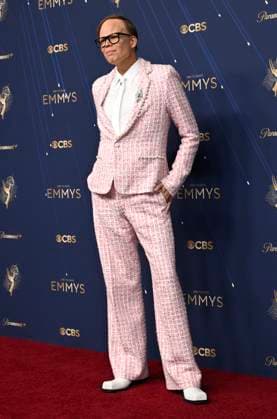 Jeff Hiller, nominee for Outstanding Supporting Actor in a Comedy Series, arrives for the 77th annual Primetime Emmy Awards at the Peacock Theater in Los Angeles on Sunday, September 14, 2025.  LAP20250914713 JohnxMcCoy