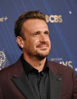 Jason Segel arrives for the 77th annual Primetime Emmy Awards at the Peacock Theater in Los Angeles on Sunday, September 14, 2025.  LAP2025091474 CHISxCHEW