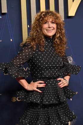Hannah Bos arrives for the 77th annual Primetime Emmy Awards at the Peacock Theater in Los Angeles on Sunday, September 14, 2025.  LAP2025091489 CHISxCHEW