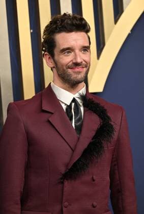 Michael Urie arrives for the 77th annual Primetime Emmy Awards at the Peacock Theater in Los Angeles on Sunday, September 14, 2025.  LAP2025091492 CHISxCHEW