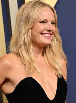 Malin Akerman arrives for the 77th annual Primetime Emmy Awards at the Peacock Theater in Los Angeles on Sunday, September 14, 2025.  LAP20250914164 CHISxCHEW
