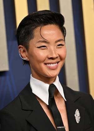 Kristen Kish arrives for the 77th annual Primetime Emmy Awards at the Peacock Theater in Los Angeles on Sunday, September 14, 2025.  LAP20250914241 CHISxCHEW