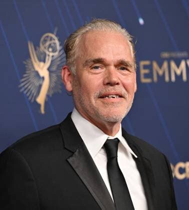 John Gilroy arrives for the 77th annual Primetime Emmy Awards at the Peacock Theater in Los Angeles on Sunday, September 14, 2025.  LAP20250914261 CHISxCHEW