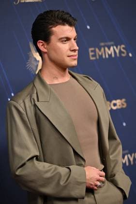 Andrew Matarazzo arrives for the 77th annual Primetime Emmy Awards at the Peacock Theater in Los Angeles on Sunday, September 14, 2025.  LAP20250914271 CHISxCHEW