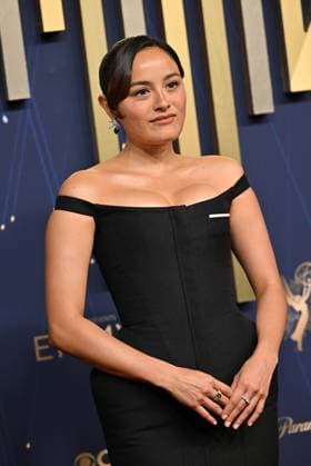 Chase Sui Wonders arrives for the 77th annual Primetime Emmy Awards at the Peacock Theater in Los Angeles on Sunday, September 14, 2025.  LAP20250914277 CHISxCHEW