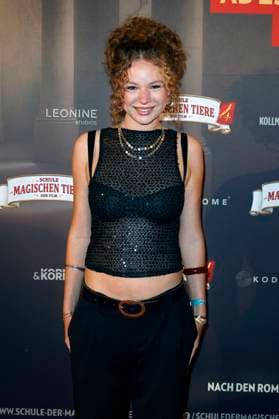 Emmylou Nensel at the premiere of the movie Die Schule der magischen Tiere 4 at the Lichtburg Essen, 14 09 2025 Foto:xT.xSchröerx xFuturexImagex schule_5932