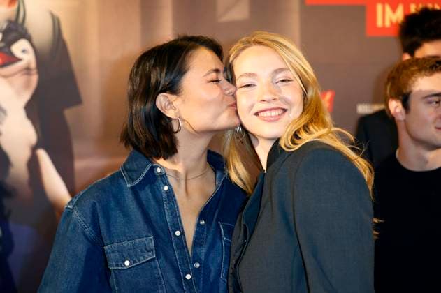 Tomomi Themann and Emilia Maier at the premiere of the movie Die Schule der magischen Tiere 4 at Lichtburg Essen, 14 09 2025 Foto:xT.xSchröerx xFuturexImagex schule_5960