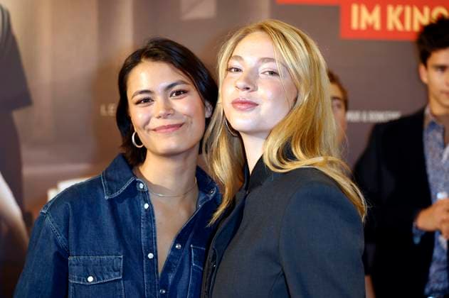 Tomomi Themann and Emilia Maier at the premiere of the movie Die Schule der magischen Tiere 4 at Lichtburg Essen, 14 09 2025 Foto:xT.xSchröerx xFuturexImagex schule_5962