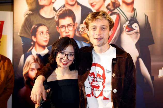 Purnima Grätz and Philip Müller at the premiere of the movie Die Schule der magischen Tiere 4 at Lichtburg Essen, 14 09 2025 Foto:xT.xSchröerx xFuturexImagex schule_5966