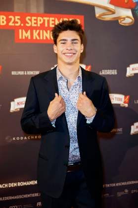 Loris Sichrovsky at the premiere of the feature film The School of Magical Animals 4 at Lichtburg Essen, 14 09 2025 Foto:xT.xSchröerx xFuturexImagex schule_5971