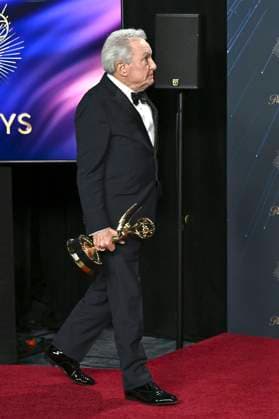 Lorne Michaels with the Emmy for Outstanding Variety Special Live for SNL50 The Anniversary Special at the 77 Primetime Emmy Awards 2025 Photocall at the Peacock Theater Los Angeles, 14 09 2025 Foto:xD.xStarbuckx xFuturexImagex emmy_5887