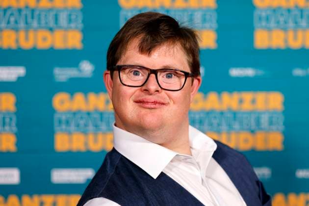 Actor Nico Randel at the premiere of the movie Ganzer Halber Bruder at Cinedom Cologne Cologne, 15 09 2025 NRW Germany Copyright: xChristophxHardtx
