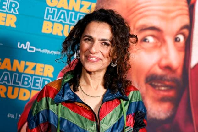 Actress Sesede Terziyan at the premiere of the movie Ganzer Halber Bruder at Cinedom Cologne Cologne, 15 09 2025 NRW Germany Copyright: xChristophxHardtx