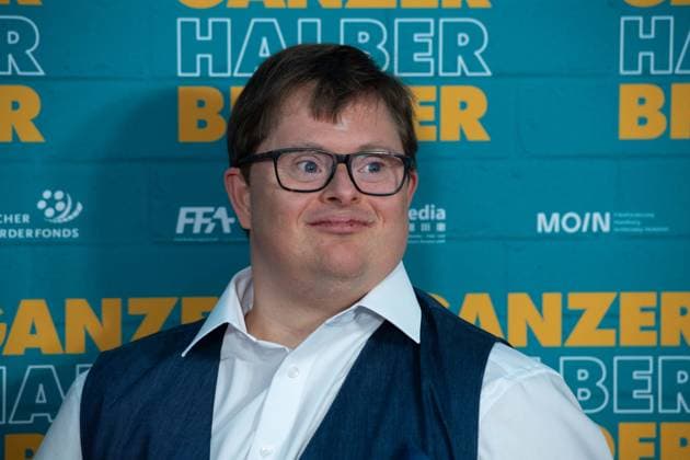 Nicolas Nico RANDEL, actor, red carpet, red carpet show, arrival, film premiere GANZER HALBER BRUDER on 15 09 2025 at the Cinedom cinema in Cologne,