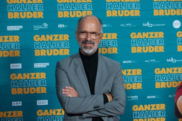 Christoph Maria HERBST, actor, red carpet, red carpet show, arrival, arrival, film premiere GANZER HALBER BRUDER on 15 09 2025 at the Cinedom cinema in Cologne,