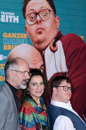 Christoph Maria Herbst, Sesede Terziyan and Nico Randel at the premiere of the feature film Ganzer halber Bruder at Cinedom Cologne, 15 09 2025 Foto:xR.xSchmiegeltx xFuturexImagex bruder_5931