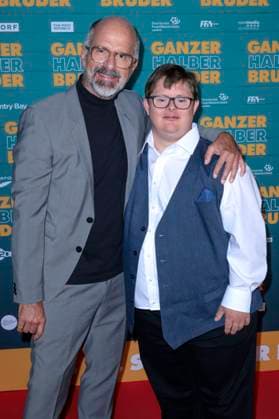 Christoph Maria Herbst and Nico Randel at the premiere of the movie Ganzer halber Bruder at Cinedom Cologne, 15 09 2025 Foto:xR.xSchmiegeltx xFuturexImagex bruder_5933
