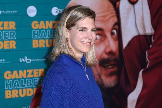 Bettine Langehein at the premiere of the movie Ganzer halber Bruder at Cinedom Cologne, 15 09 2025 Foto:xR.xSchmiegeltx xFuturexImagex bruder_5977