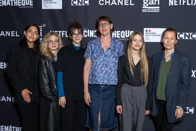 La Tour de glace Paris Film Premiere Valentina Vezzoso, Marine Gesber, Clara Pacini, Lucile Hadzihalilovic, Lilas-Rose Gilbert, Dounia Sichov attends La Tour de glace Paris Film Premiere at La Cinematheque Francaise on Septembre 15, 2025 in Paris, France. Photo by Nasser Berzane ABACAPRESS.COM Paris France  Copyright: xBerzanexNasser ABACAx