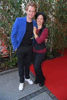 Johannes Heinrichs with girlfriend Nadja Jo Klapper at the world premiere of the Amazon MGM Studios film THE TIGER at the cinema in the Kulturbrauerei in Berlin on 15 09 2025