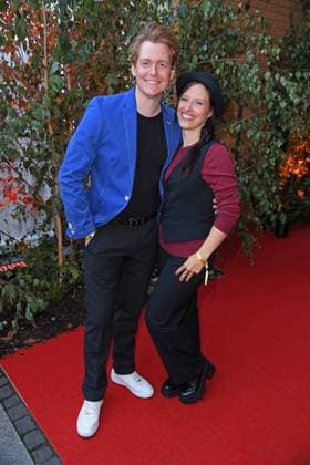 Johannes Heinrichs with girlfriend Nadja Jo Klapper at the world premiere of the Amazon MGM Studios film THE TIGER at the cinema in the Kulturbrauerei in Berlin on 15 09 2025