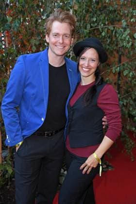 Johannes Heinrichs with girlfriend Nadja Jo Klapper at the world premiere of the Amazon MGM Studios film THE TIGER at the cinema in the Kulturbrauerei in Berlin on 15 09 2025