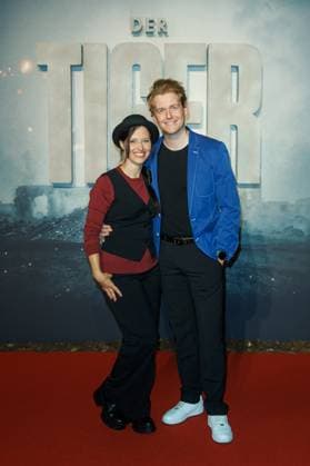 World premiere of The Tiger Nadja Jo Klapper and Johannes Heinrichs at the world premiere of The Tiger at the cinema in the Kulturbrauerei on 15 09 2025 in Berlin Copyright: xEventpressxKochanx
