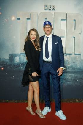 World premiere of The Tiger Antonia Sitak and Frank Kusche at the world premiere of The Tiger at the cinema in the Kulturbrauerei on 15 09 2025 in Berlin Copyright: xEventpressxKochanx