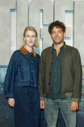 World premiere of The Tiger Klara Lange and Timur Isik at the world premiere of The Tiger at the cinema in the Kulturbrauerei on 15 09 2025 in Berlin Copyright: xEventpressxKochanx