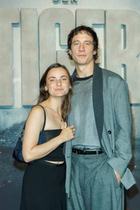 World premiere of The Tiger Paula Schramm and Laurence Rupp at the world premiere of The Tiger at the cinema in the Kulturbrauerei on 15 09 2025 in Berlin Copyright: xEventpressxKochanx