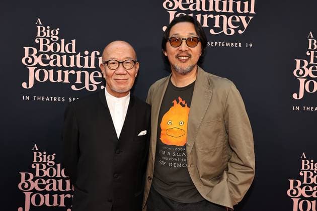 Premiere of A Big Bold Beautiful Journey at AMC Lincoln Square Featuring: Joe Hisaishi and Kogonada Where: New York, New York, United States When: 15 Sep 2025 Credit: Dave Allocca Starpix INSTARimages EDITORIAL USE ONLY. NOT FOR USE BY NEWSPAPERS BASED IN THE UK. Copyright: xx instar55094088