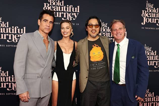 Premiere of A Big Bold Beautiful Journey at AMC Lincoln Square Featuring: Colin Farrell, Margot Robbie, Kogonada and Bradley Thomas Where: New York, New York, United States When: 15 Sep 2025 Credit: Dave Allocca Starpix INSTARimages EDITORIAL USE ONLY. NOT FOR USE BY NEWSPAPERS BASED IN THE UK. Copyright: xx instar55094128