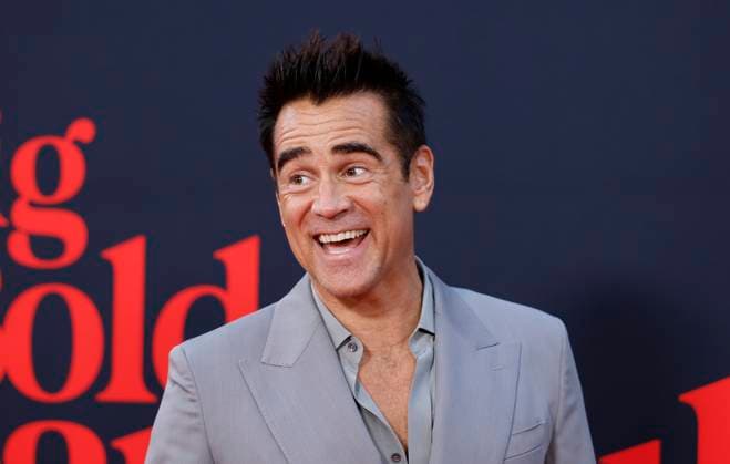 Colin Farrell arrives on the red carpet at the A Big Bold Beautiful Journey New York Premiere at AMC Lincoln Square Theater on Monday, September 15, 2025 in New York City  NYP20250915172 JOHNxANGELILLO