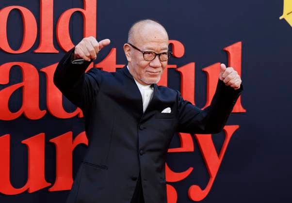 Joe Hisaishi arrives on the red carpet at the A Big Bold Beautiful Journey New York Premiere at AMC Lincoln Square Theater on Monday, September 15, 2025 in New York City  NYP20250915170 JOHNxANGELILLO