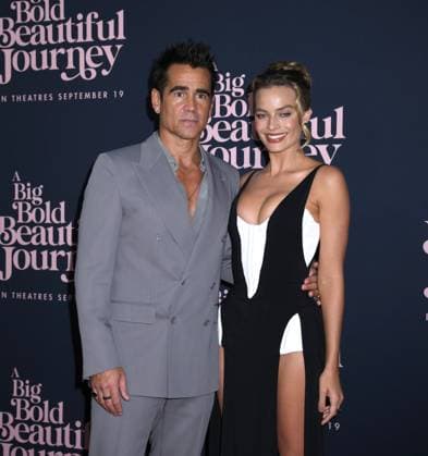 September 15, 2025, New York, Ny, United States: Colin Farrell and Margot Robbie attend the New York Premiere of A Big Bold Beautiful Journey . Held at AMC Lincoln Square in New York. Zuma Press September 15, 2025 New York United States - ZUMAp281 20250915_zea_p281_030 Copyright: xPhotoxImagexPressx