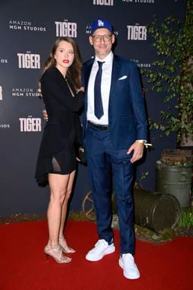 Antonia Sitak and Frank Kusche at the premiere of the movie The Tiger at the cinema In der KulturBrauerei Berlin, 15 09 2025 Foto:xN.xKubelkax xFuturexImagex tiger_5913