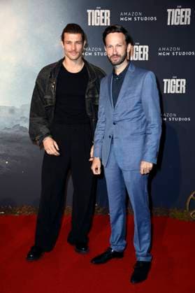 Eugen Bauder and Franz Dinda at the premiere of the feature film The Tiger at the KulturBrauerei cinema in Berlin, 15 09 2025 Foto:xN.xKubelkax xFuturexImagex tiger_5946