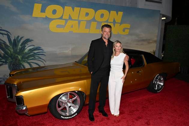 September 15, 2025, Hollywood, California, USA: Actor JOSH DUHAMEL and actress ELISHA CUTHBERT attend the Los Angeles Premiere of London Calling. Hollywood USA - ZUMAb173 20250915_aap_b173_015 Copyright: xBillyxBennightx