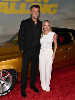 September 15, 2025, Hollywood, California, USA: Actor JOSH DUHAMEL and actress ELISHA CUTHBERT attend the Los Angeles Premiere of London Calling. Hollywood USA - ZUMAb173 20250915_aap_b173_046 Copyright: xBillyxBennightx