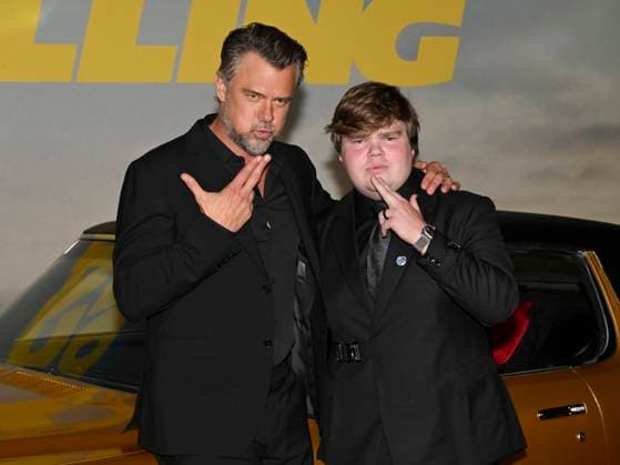 September 15, 2025, Hollywood, California, USA: Actor JOSH DUHAMEL and actor JEREMY RAY TAYLOR attend the Los Angeles Premiere of London Calling. Hollywood USA - ZUMAb173 20250915_aap_b173_047 Copyright: xBillyxBennightx