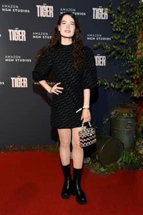 abb JYana Shevchenko as a guest on the red carpet at the world premiere of the Amazon film The Tiger at the cinema in the Kulturbrauerei, Berlin on 15 09 2025