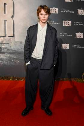 abb Yoran Leicher as a guest on the red carpet at the world premiere of the Amazon film The Tiger at the cinema in the Kulturbrauerei, Berlin on 15 09 2025