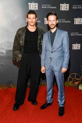 abb Eugen Bauder and Franz Dinda as guests on the red carpet at the world premiere of the Amazon film The Tiger at the cinema in the Kulturbrauerei, Berlin on 15 09 2025
