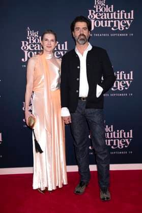 Lily Rabe with partner Hamish Linklater at the premiere of the movie A Big Bold Beautiful Journey at AMC Lincoln Square New York, 15 09 2025 Foto:xB.xHinex xFuturexImagex beautiful_5911