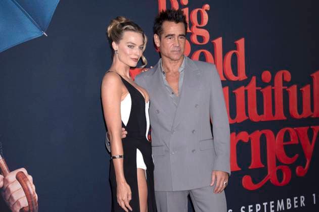 Margot Robbie and Colin Farrell at the premiere of the movie A Big Bold Beautiful Journey at AMC Lincoln Square New York, 15 09 2025 Foto:xB.xHinex xFuturexImagex beautiful_5957