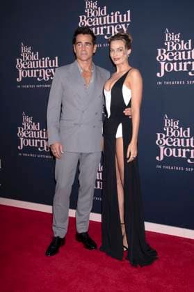 Colin Farrell and Margot Robbie at the premiere of the movie A Big Bold Beautiful Journey at AMC Lincoln Square New York, 15 09 2025 Foto:xB.xHinex xFuturexImagex beautiful_5958