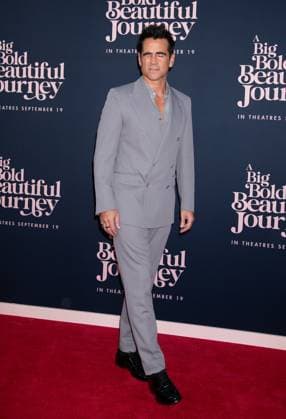 Red Carpet arrivals for the New York premiere of A Big Bold Beautiful Journey Featuring: Colin Farrell Where: New York, New York, United States When: 15 Sep 2025 Credit: Janet Mayer INSTARimages.com EDITORIAL USE ONLY. NOT FOR USE BY NEWSPAPERS BASED IN THE UK. Copyright: xx instar55094181
